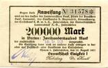 Niedersachsen 200 T. Mk. Ehmen, -