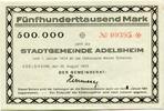 Baden 500 T. Mk. Adelsheim, -