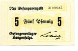 Thüringen 5 Pfg. Langensalza, -