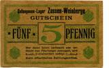 Brandenburg 5 Pfg. Zossen-Weinberge, -