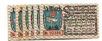 Brandenburg 4x1/2 Mk. 1 Mk. 2 Mk. Strausberg, -