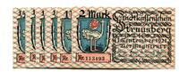 Brandenburg 4x1/2 Mk. 1 Mk. 2 Mk. Strausberg, -