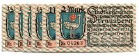 Brandenburg 4x1/2 Mk. 1 Mk. 2 Mk. Strausberg, -