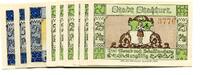 Sachsen-Anhalt 6x25 Pfg. 3x50 Pfg. Staßfurt, -