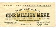 Hessen-Nassau 1 Mio. Mk. Frankfurt a.M., -
