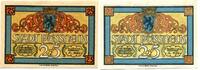 Thüringen 2x25 Pfg. Pößneck, -