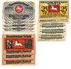 Niedersachsen 3x10 Pfg. 2x25 Pfg. 4x50 Pfg. 3x75 Pfg. Braunschweig, -
