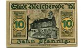 Thüringen 10 Pfg. Bleicherode, -