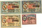 Thüringen 10 Pfg. 2x25 Pfg. 50 Pfg. Königsee, -