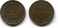 Halfpenny Token o.J.(1870) Südafrika, Cap Town-Marsh & Sohns, ss