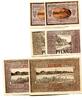 Mecklenburg Strelitz 2x10 Pfg. 2x25 Pfg. 2x50 Pfg. Mirow, -