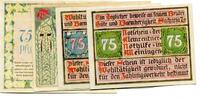 Thüringen 4x75 Pfg. Meiningen, -