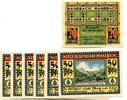 Thüringen 25 Pfg. 6x50 Pfg. Manebach, -