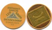 Düsseldorf, 10 Pfennig Briefmarkenhandlung Leo Kropp, -