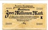 Baden 2 Mio. Mk. Karlsruhe, -