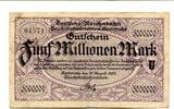 Baden 5 Mio. Mk. Karlsruhe, -