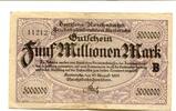 Baden 5 Mio. Mk. Karlsruhe, -