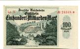 Baden 100 Md. Mk. Karlsruhe, -
