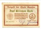 Sachsen-Anhalt 5 Mio. Mk. Genthin, -