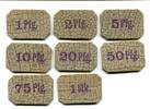 Sachsen-Anhalt 1,2,5,10,20,50,75 Pfg. 1 Mk. Lietzo, -
