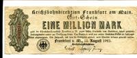 Hessen-Nassau 1 Mio. Mk. Frankfurt a.M., -