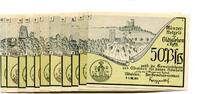 Thüringen 11x50 Pfg. Oldisleben, -