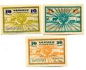Thüringen 10 Pfg. 25 Pfg. 50 Pfg. Schaala, -