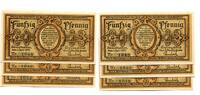Thüringen 6x50 Pfg. Schmalkalden, -