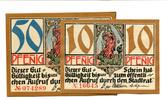 Thüringen 10 Pfg. 50 Pfg. Kahla, -
