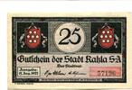 Thüringen 25 Pfg. Kahla, -