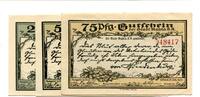 Thüringen 25 Pfg. 50 Pfg. 75 Pfg. Kahla, -