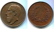 Belgien, Br.Medaille Leopold II.1865-1909, -