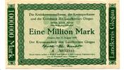 Schlesien 1 Mio. Mk. Glogau, -