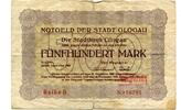 Schlesien 500 Mk. Glogau, -
