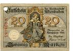 Hessen-Nassau 20 Mk. Wiesbaden, -