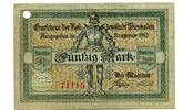 Hessen-Nassau 50 Mk. Wiesbaden, -