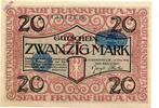 Hessen-Nassau 20 Mk. Frankfurt a.M., -