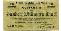 Hessen-Nassau 100 Mio. Mk. Frankfurt a.M., -