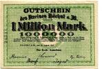 Hessen-Nassau 1Mio. Mk. Höchst, -