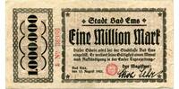 Hessen-Nassau 1 Mio. Mk. Ems,Bad, -
