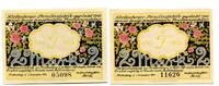 Niedersachsen 2x2 Mark Fürstenberg a.Weser, -