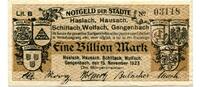 Baden 1 Bio. Mk. Hausach, -