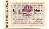 Baden 1 Bio. Mk. Pfullendorf, -