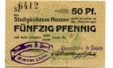 Sachsen 50 Pfg. Nossen, -