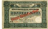 Württemberg 50 Md. Mk. Stuttgart, -