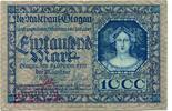 Schlesien 1000 Mark Glogau, -