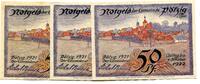 Thüringen 3x50 Pfg. Pölzig, -