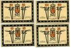 Brandenburg 10, 25, 50 Pfg. 1 Mk. Frankfurt a.O., -