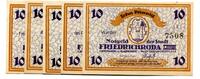 Thüringen 5x10 Pfg. Friedrichroda, -