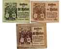 Oberösterreich 10, 20, 50 Heller Arbing, -